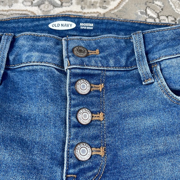 OLD NAVY Rockstar Light Blue Jeans SIZE 8 - Picture 5 of 6